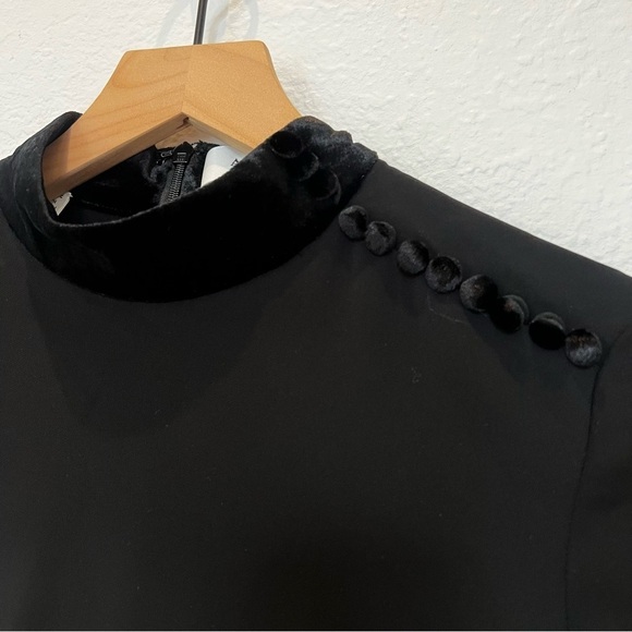 A.L.C. Alix Black Mini Dress Size 0 - Picture 9 of 15